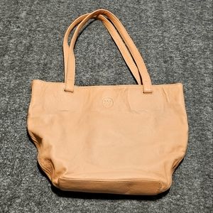 Wanderers Travel Co. Light pink leather tote